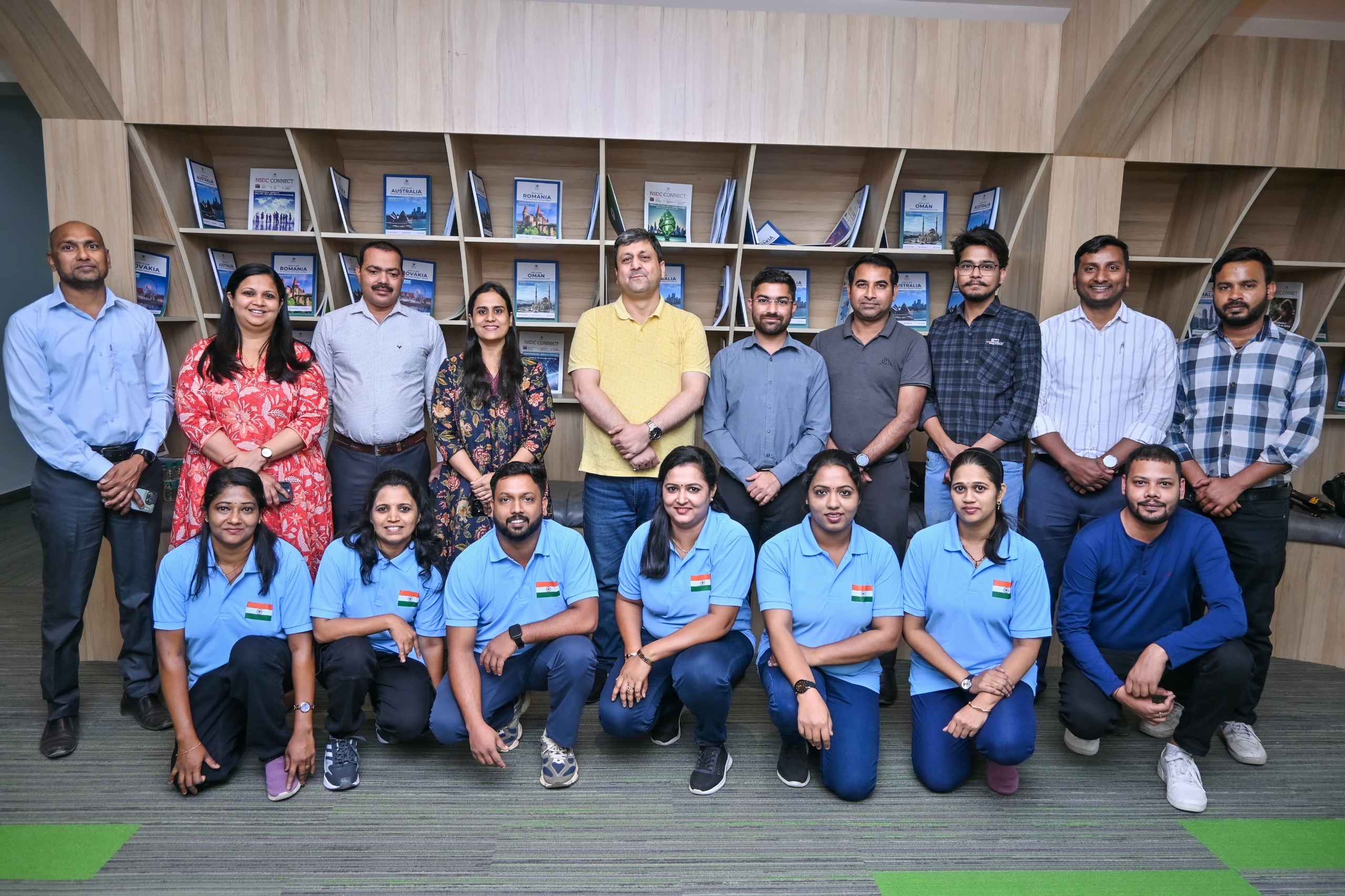 NSDC International Academy is proud to host the send-off ceremony for the first batch of candidates selected for the Israel Caregiver Programme.  Taking place at the Greater Noida Centre, this milestone marks the beginning of their journey towards global employment and a future built on skill, care, and compassion.  These candidates represent India’s growing pool of globally trained professionals, ready to contribute meaningfully to international workforce needs.  